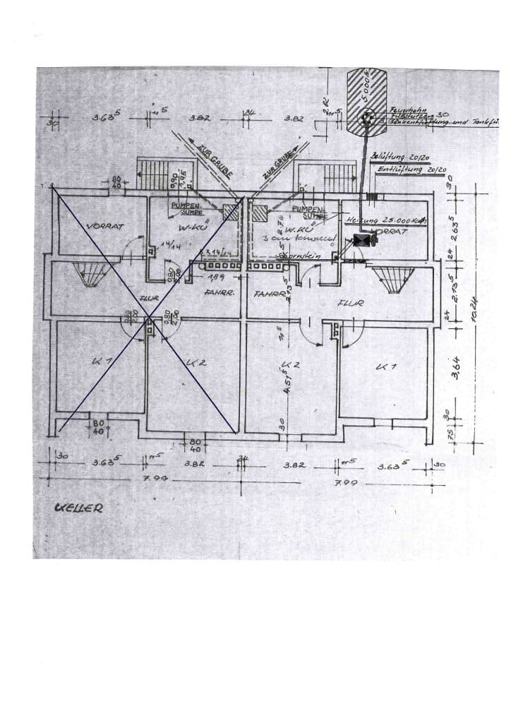 Grundriss Kellergeschoss