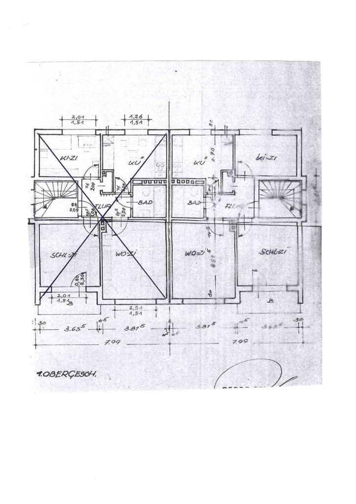 Grundriss Obergeschoss